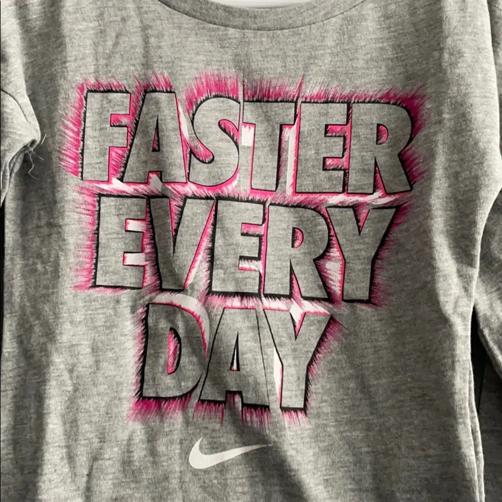 Nike Faster Every Day Girls Long Sleeve Tee